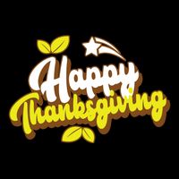 Happy Thanksgiving Holiday Cute Drawstring Bag