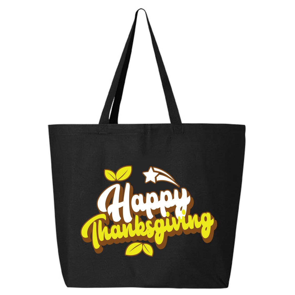 Happy Thanksgiving Holiday Cute 25L Jumbo Tote