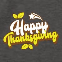 Happy Thanksgiving Holiday Cute Vector Backpack