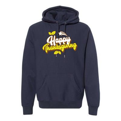 Happy Thanksgiving Holiday Cute Premium Hoodie