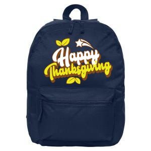 Happy Thanksgiving Holiday Cute 16 in Basic Backpack