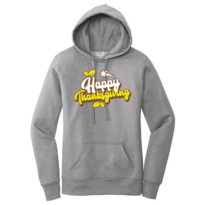 Happy Thanksgiving Holiday Cute Women's Pullover Hoodie