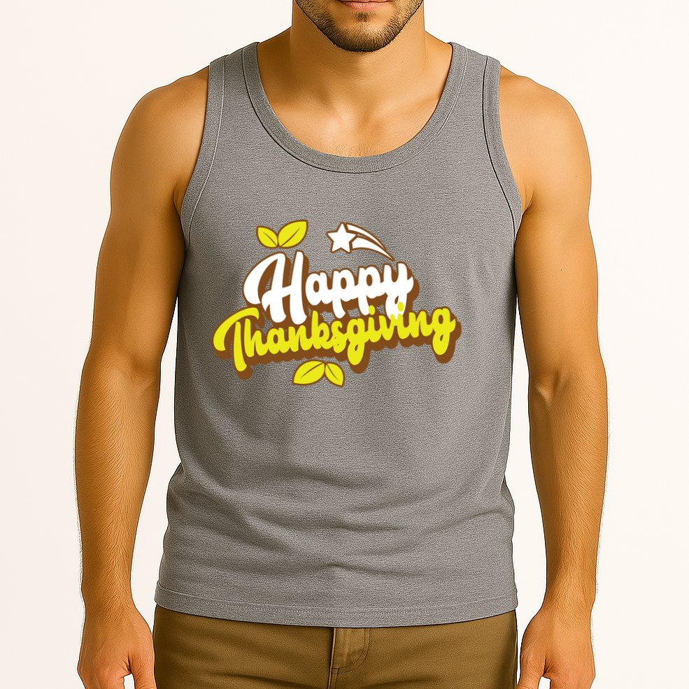 Happy Thanksgiving Holiday Cute Tank Top