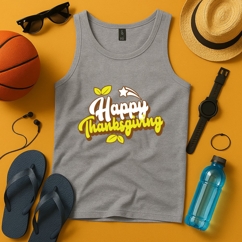 Happy Thanksgiving Holiday Cute Tank Top