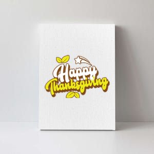 Happy Thanksgiving Holiday Cute Canvas