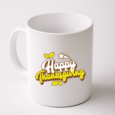 Happy Thanksgiving Holiday Cute Coffee Mug