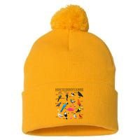 How To Identify A Bird Birds Lover Nature Birdwatcher Pom Pom 12in Knit Beanie