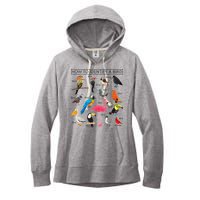 How To Identify A Bird Birds Lover Nature Birdwatcher Women's Fleece Hoodie