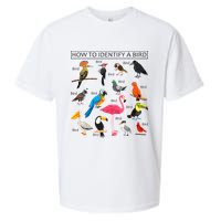 How To Identify A Bird Birds Lover Nature Birdwatcher Sueded Cloud Jersey T-Shirt