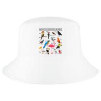 How To Identify A Bird Birds Lover Nature Birdwatcher Cool Comfort Performance Bucket Hat