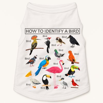 How To Identify A Bird Birds Lover Nature Birdwatcher Doggie Tank