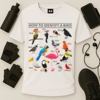 How To Identify A Bird Birds Lover Nature Birdwatcher Performance Shirt