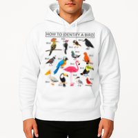 How To Identify A Bird Birds Lover Nature Birdwatcher Hoodie