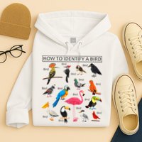 How To Identify A Bird Birds Lover Nature Birdwatcher Hoodie