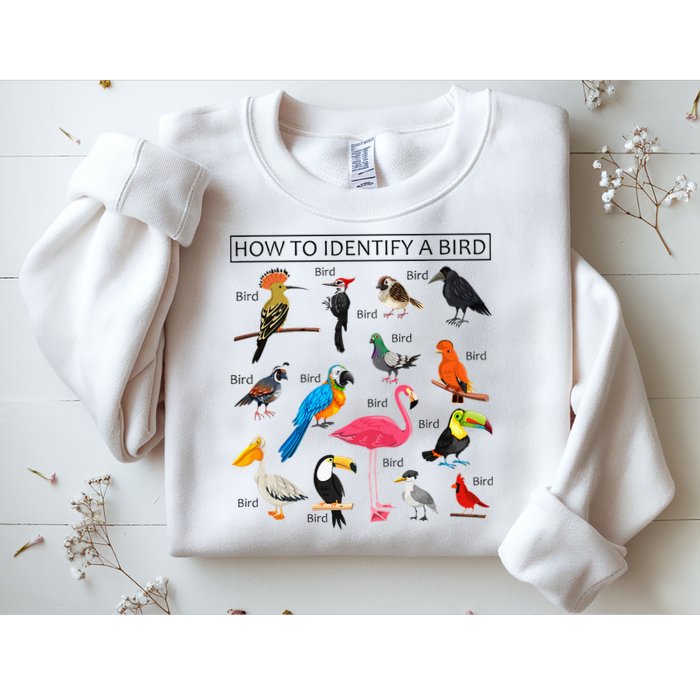 How To Identify A Bird Birds Lover Nature Birdwatcher Sweatshirt