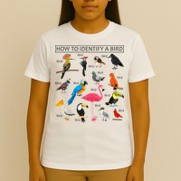 How To Identify A Bird Birds Lover Nature Birdwatcher T-Shirt