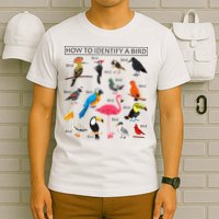 How To Identify A Bird Birds Lover Nature Birdwatcher T-Shirt