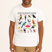 How To Identify A Bird Birds Lover Nature Birdwatcher Tall T-Shirt