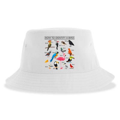 How To Identify A Bird Birds Lover Nature Birdwatcher Sustainable Bucket Hat