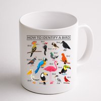 How To Identify A Bird Birds Lover Nature Birdwatcher Mug