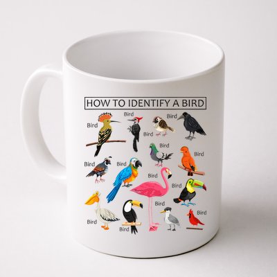 How To Identify A Bird Birds Lover Nature Birdwatcher Mug