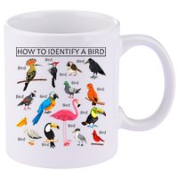 How To Identify A Bird Birds Lover Nature Birdwatcher 11oz C Handle Ceramic Mug