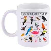 How To Identify A Bird Birds Lover Nature Birdwatcher 11oz C Handle Ceramic Mug