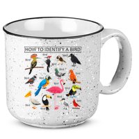 How To Identify A Bird Birds Lover Nature Birdwatcher 15oz Campfire Ceramic Mug