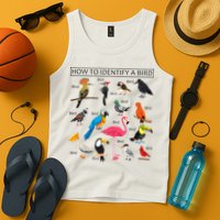 How To Identify A Bird Birds Lover Nature Birdwatcher Tank Top