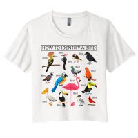 How To Identify A Bird Birds Lover Nature Birdwatcher Crop Top