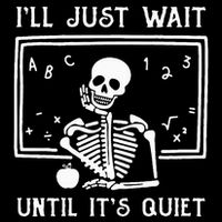 Halloween Teacher Ill Just Wait Until Its Quiet Impact Tech Backpack