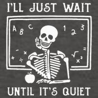 Halloween Teacher Ill Just Wait Until Its Quiet Vector Backpack