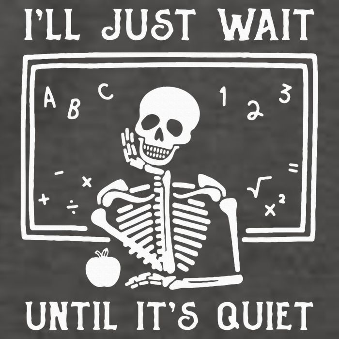 Halloween Teacher Ill Just Wait Until Its Quiet Vector Backpack