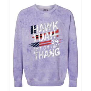 Hawk Tauh Inspirational Patriotic Design Colorblast Crewneck Sweatshirt