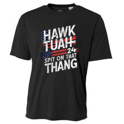 Hawk Tauh Inspirational Patriotic Design Cooling Performance Crew T-Shirt