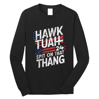 Hawk Tauh Inspirational Patriotic Design Long Sleeve Shirt