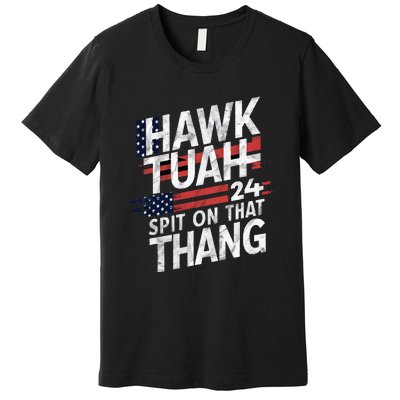 Hawk Tauh Inspirational Patriotic Design Premium T-Shirt