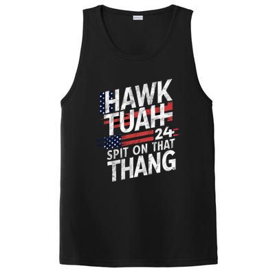 Hawk Tauh Inspirational Patriotic Design PosiCharge Competitor Tank