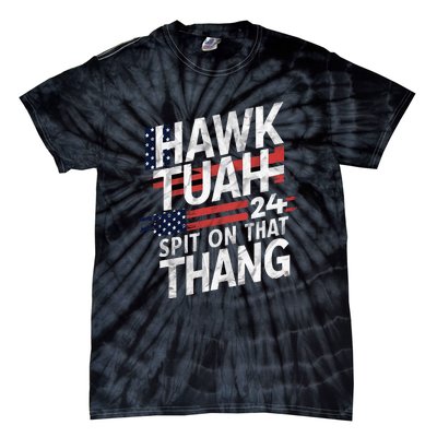 Hawk Tauh Inspirational Patriotic Design Tie-Dye T-Shirt