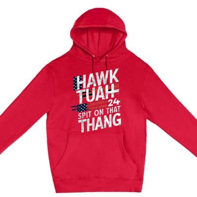 Hawk Tauh Inspirational Patriotic Design Premium Pullover Hoodie