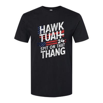 Hawk Tauh Inspirational Patriotic Design Softstyle CVC T-Shirt