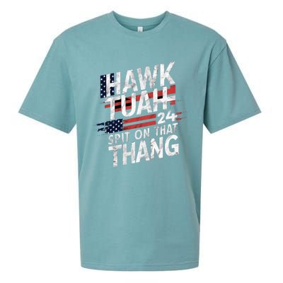 Hawk Tauh Inspirational Patriotic Design Sueded Cloud Jersey T-Shirt