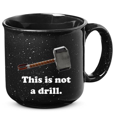 Hammer This Is Not A Drill 15oz Campfire Ceramic Mug