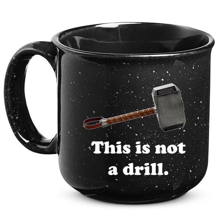 Hammer This Is Not A Drill 15oz Campfire Ceramic Mug