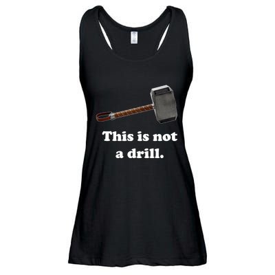 Hammer This Is Not A Drill Ladies Essential Flowy Tank