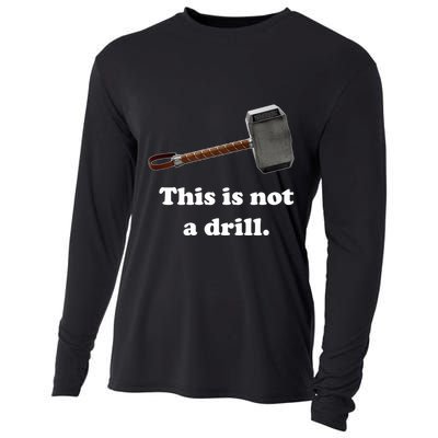 Hammer This Is Not A Drill Cooling Performance Long Sleeve Crew