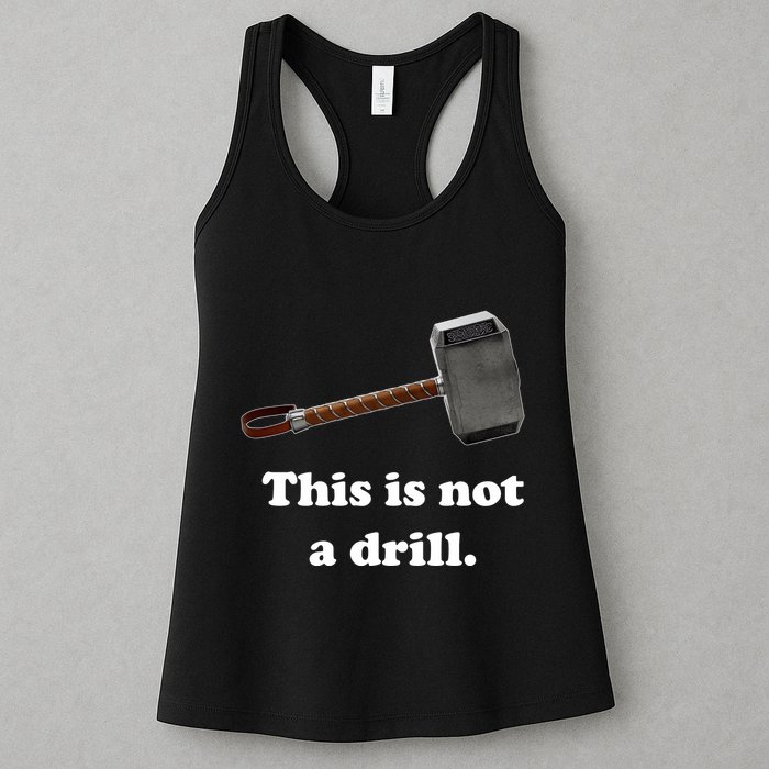 Hammer This Is Not A Drill Womens Tank Top