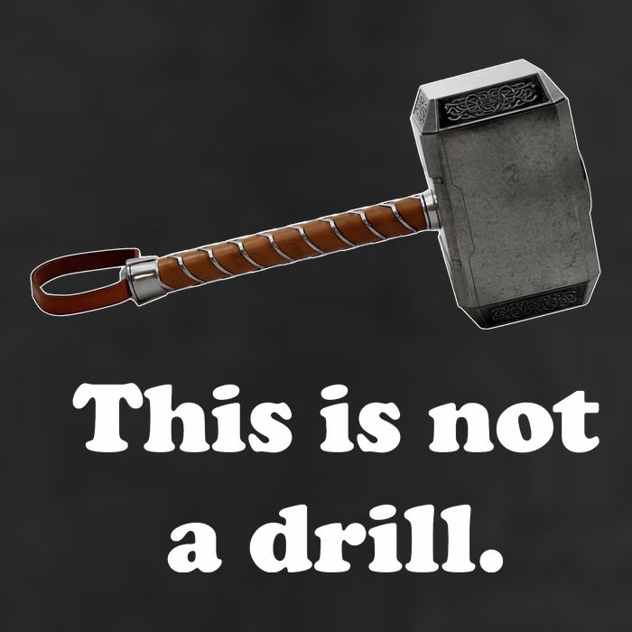 Hammer This Is Not A Drill Trucker Hat