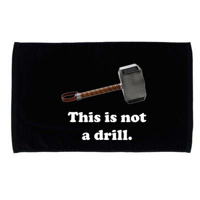 Hammer This Is Not A Drill Microfiber Hand Towel