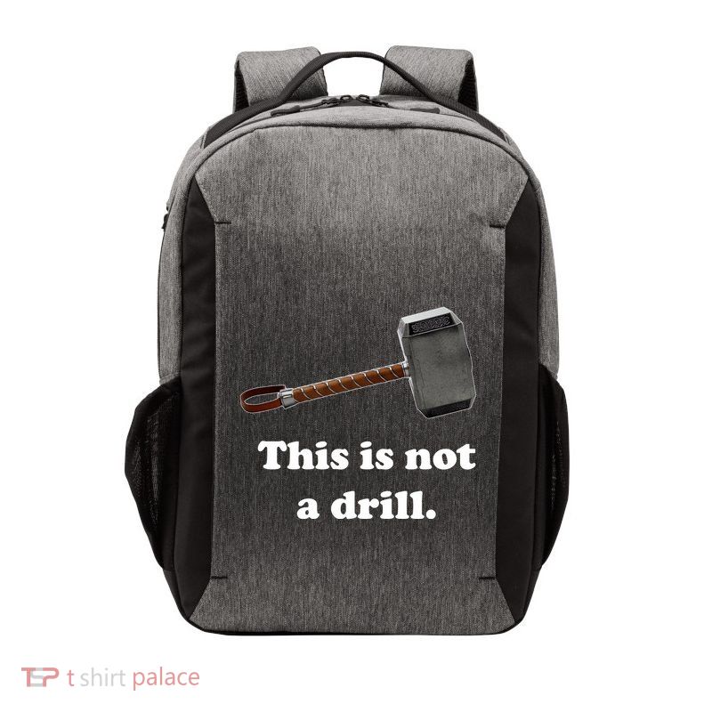 Hammer This Is Not A Drill Vector Backpack